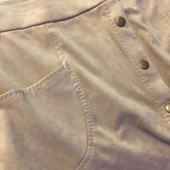 Faux Suede Skirt - Picture 3 of 5